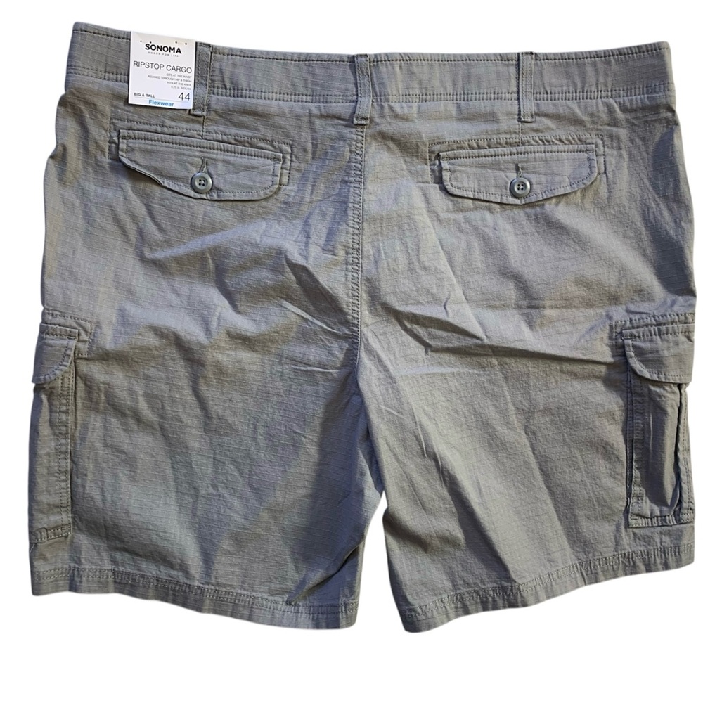 Sonoma Cargo Shorts – Gray – Men’s Size 44 – NWT – Knee Length - Picture 5 of 8